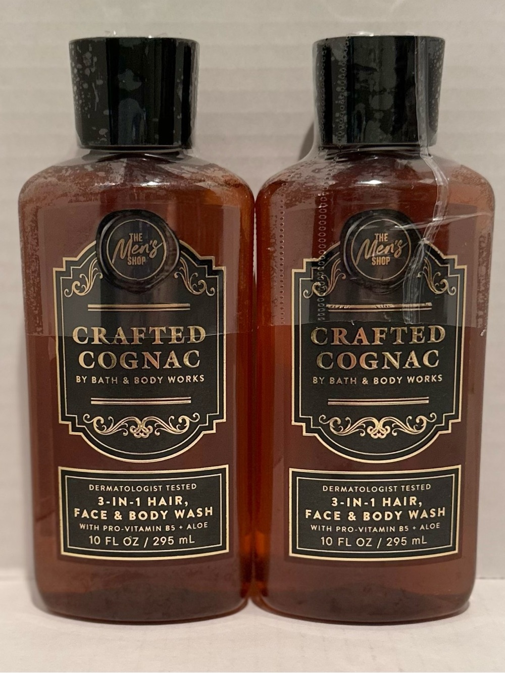 Bath & Body NEW Men’s (2) Crafted Cognac 3-in-1 Hair, Face & Body Washes